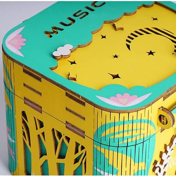 3/$77❤️Robotime Rolife DIY 3D Wooden Music Box Dancing Ballerina "Greensleeves" - Picture 10 of 17